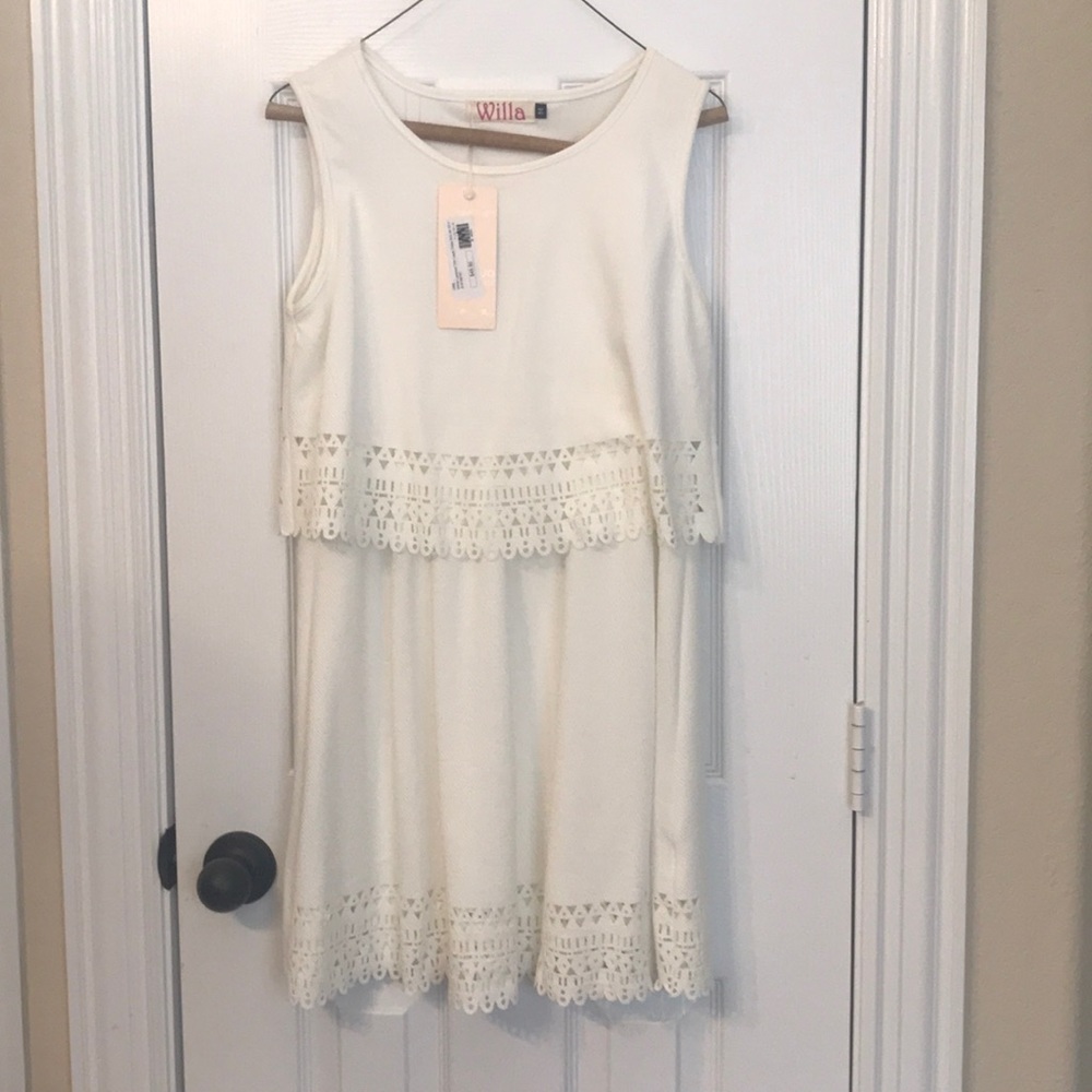 NWT WILLA White dress